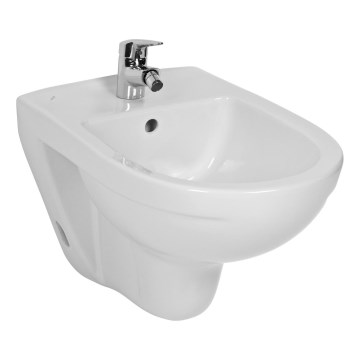 JIKA H8303810003021 - Seinale kinnitatav bidee LYRA keraamika/valge