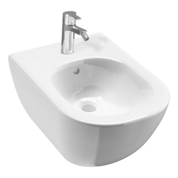 JIKA H8317121003021 - Seinale kinnitatav bidee MIO keraamika/pärl valge