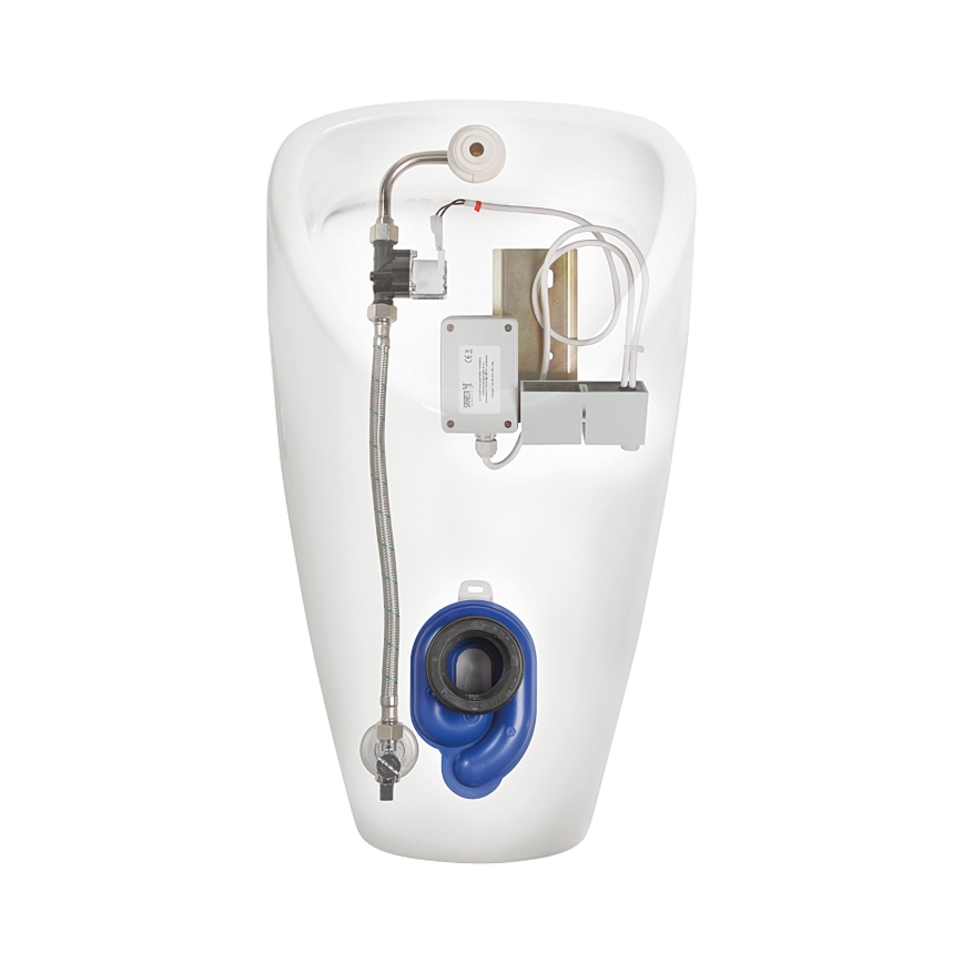 JIKA H8430700004901 - Pissuaar anduriga GOLEM 230V sisemine sisselase, tagumine äravool keraamika/valge