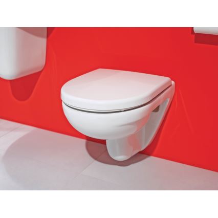 JIKA H8663810000001- Seinale riputatav WC LYRA keraamika/valge + WC-poti kaas LYRA duroplast/valge