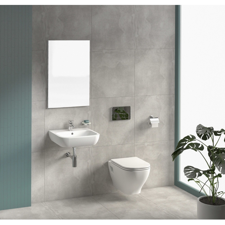 JIKA H8666160000001 - Seinale riputatav WC DEEP, keraamika/valge + WC-poti kaas SoftClose DEEP, duroplast/valge
