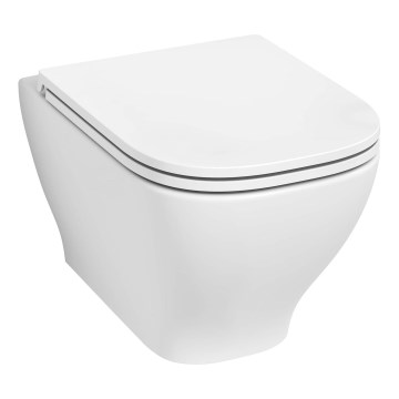 JIKA H8666180000001 - Seinale kinnitatav tualettpott DEEP, keraamika/valge + SoftClose istumiskaas DEEP, duroplast/valge