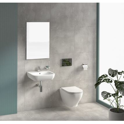 JIKA H8666180000001 - Seinale kinnitatav tualettpott DEEP, keraamika/valge + SoftClose istumiskaas DEEP, duroplast/valge