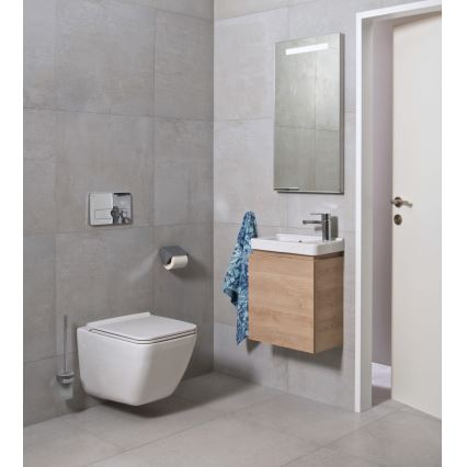JIKA H8669540000001 - Seinapealne WC PURE keraamika/valge + WC-poti kaas SoftClose PURE duroplast/valge