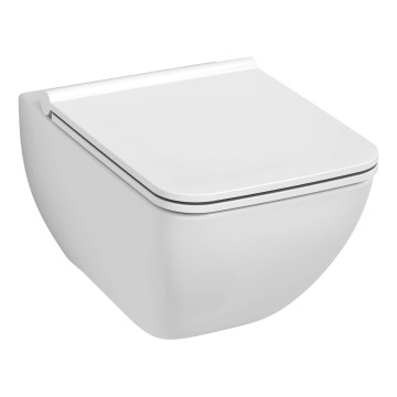 JIKA H8669540000001 - Seinapealne WC PURE keraamika/valge + WC-poti kaas SoftClose PURE duroplast/valge
