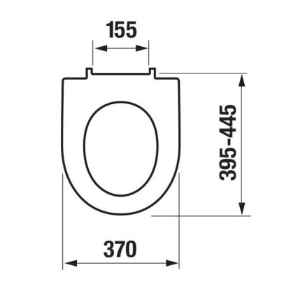 JIKA H8903850000631 - Prill-laud SoftClose LYRA duroplast/valge