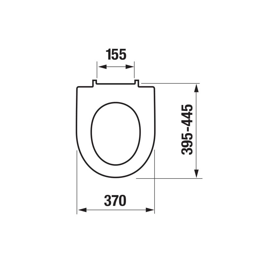 JIKA H8903850000631 - Prill-laud SoftClose LYRA duroplast/valge