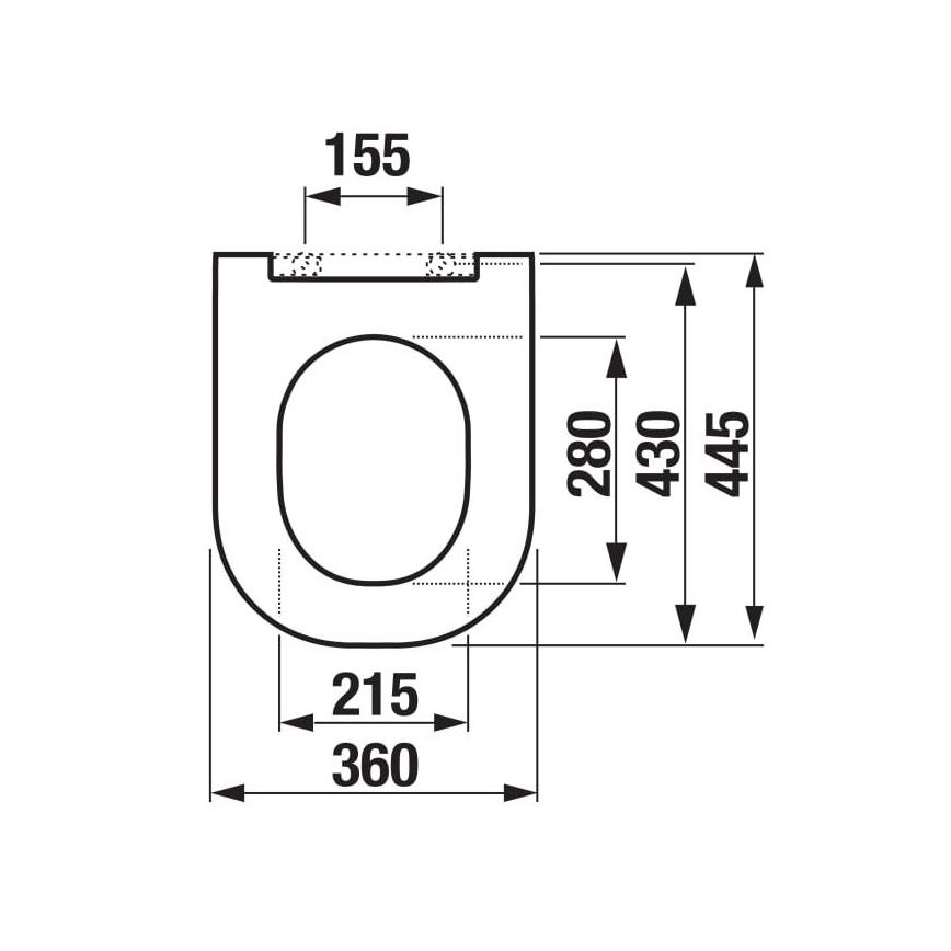 JIKA H8917150000631 - Prill-laud MIO duroplast/valge