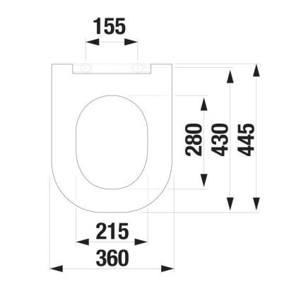 JIKA H8917167160631 - Prill-laud SoftClose MIO duroplast/matt must