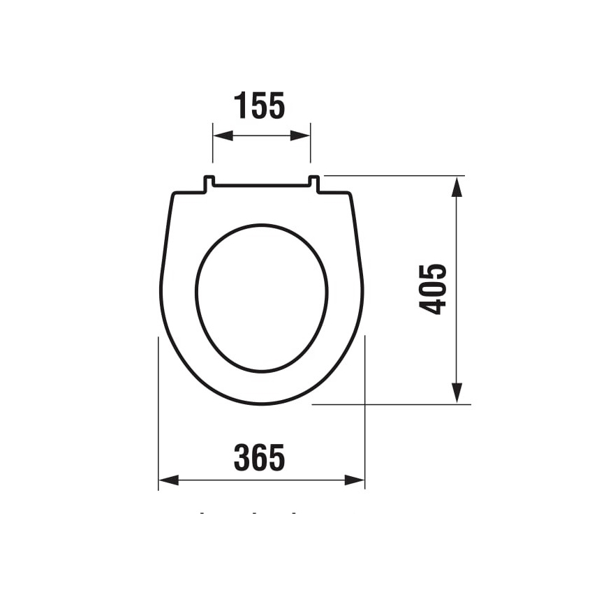 JIKA H8933813000001 - LYRA SoftClose WC-poti kaas, duroplast/valge