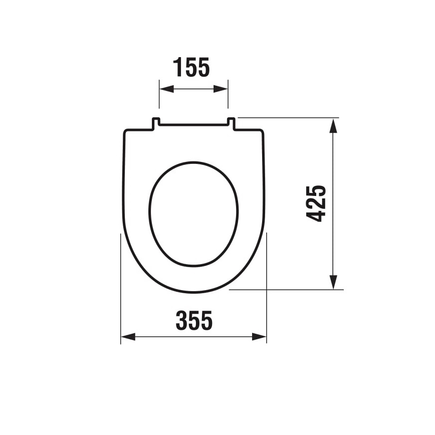 JIKA H8933853000001 - WC-poti kaas SoftClose LYRA, duroplast/valge