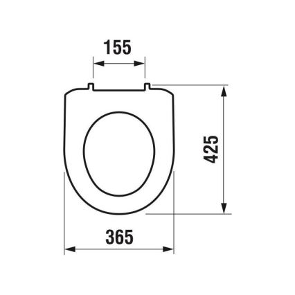 JIKA H8933870000001 - Prill-laud LYRA termoplastiline/valge