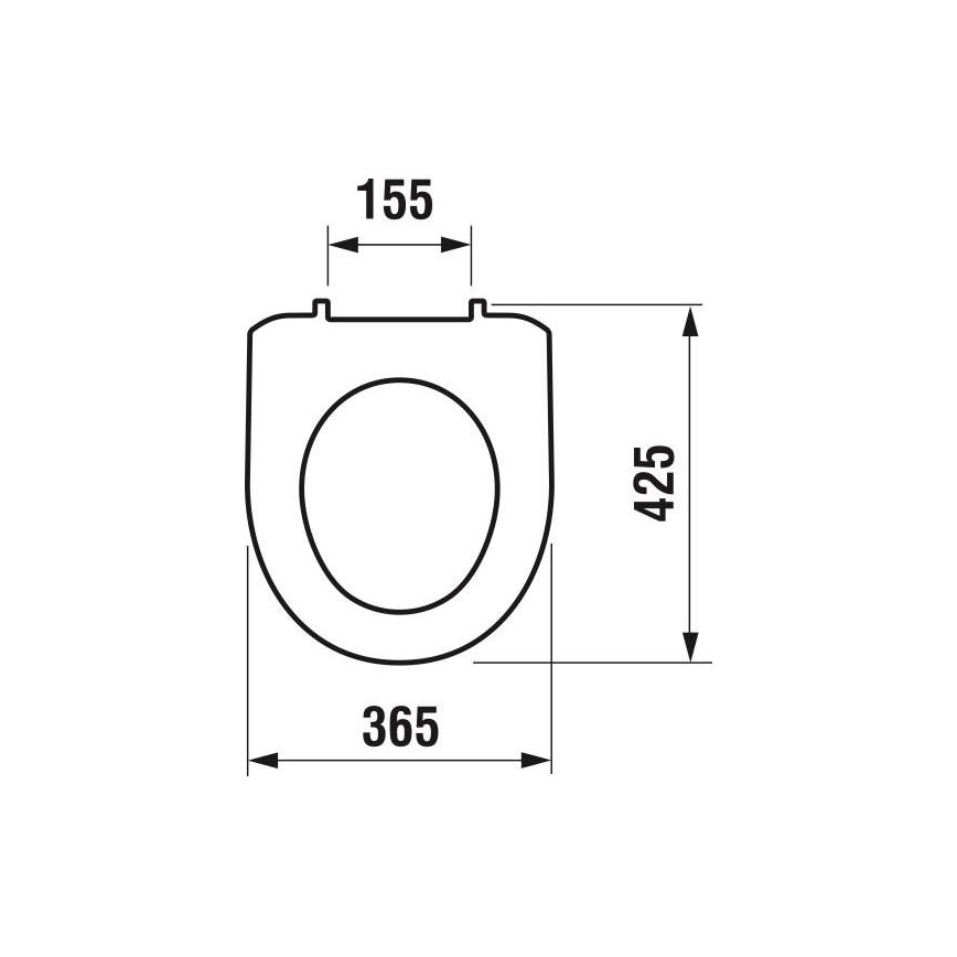 JIKA H8933870000001 - Prill-laud LYRA termoplastiline/valge