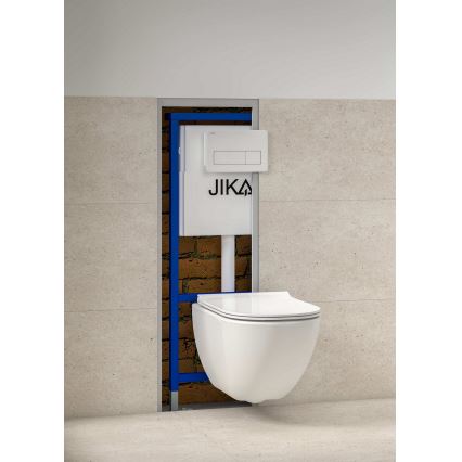 JIKA H8936620000001 - Loputusnupp DUAL PRO, valge