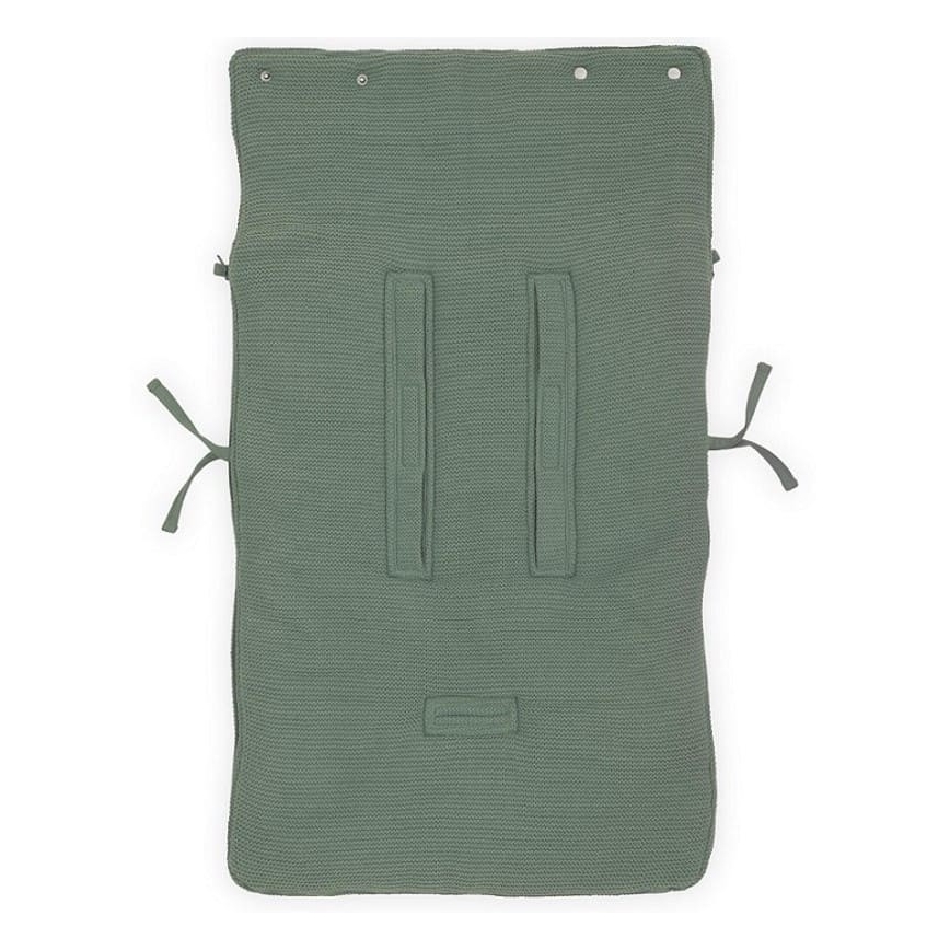 Jollein - Autoistme ümbris fleece BASIC KNIT 42x82 cm Ash Green