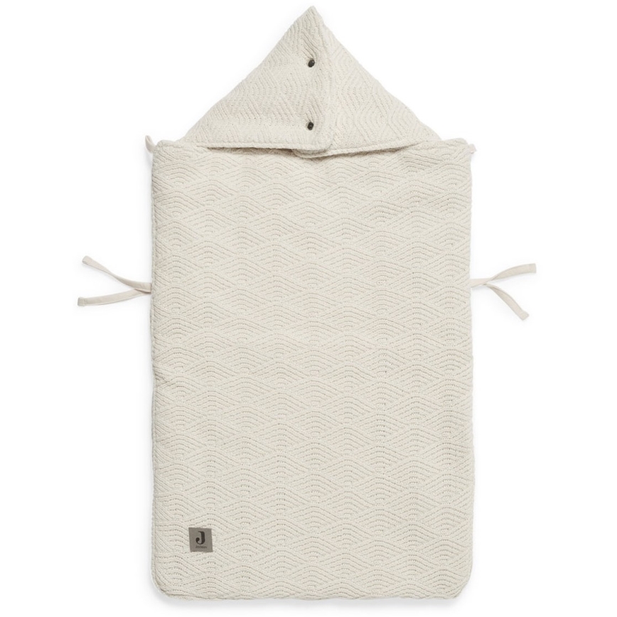 Jollein - Autoistme ümbris RIVER KNIT 42x82 cm Cream White