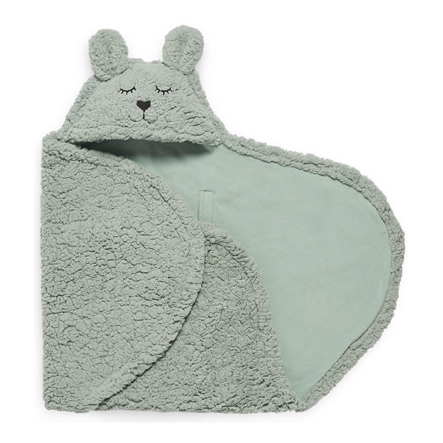 Jollein - Kaisutekk fleece Bunny 100x105 cm Ash Green