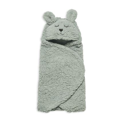 Jollein - Kaisutekk fleece Bunny 100x105 cm Ash Green