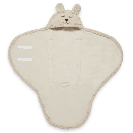 Jollein - Kaisutekk fleece Bunny 100x105 cm Nougat