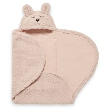 Jollein - Kaisutekk fleece Bunny 100x105 cm Pale Pink