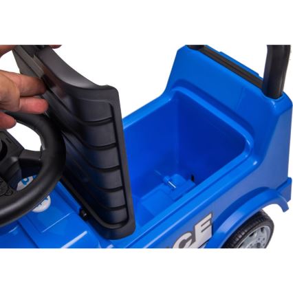 Jooksuratas Mercedes Politseiauto 2xAA sinine