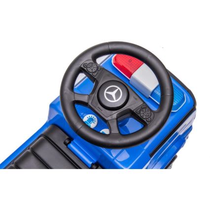 Jooksuratas Mercedes Politseiauto 2xAA sinine