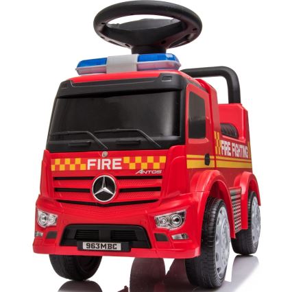 Jooksuratas Mercedes Tuletõrjemasin 2xAA punane