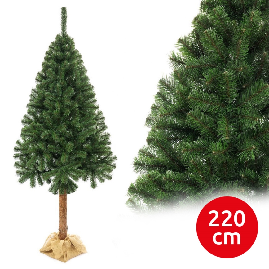 Jõulupuu tüvega 220 cm nulg