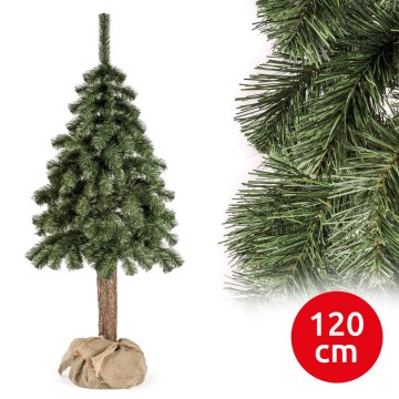Jõulupuu tüvega NATURAL 120 cm nulg