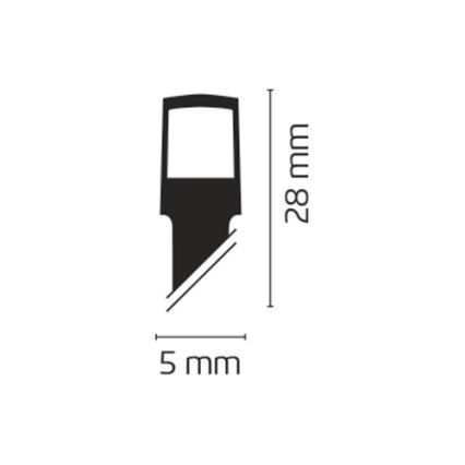 Jõuluteemaline väli valguskett-kaunistus CHAIN IP44 3m 180xLED