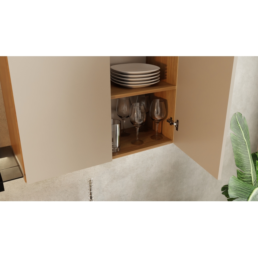 JOY köögikomplekt, 200 cm, pähklitoonis