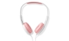 Juhtmega kõrvaklapid roosa / valge