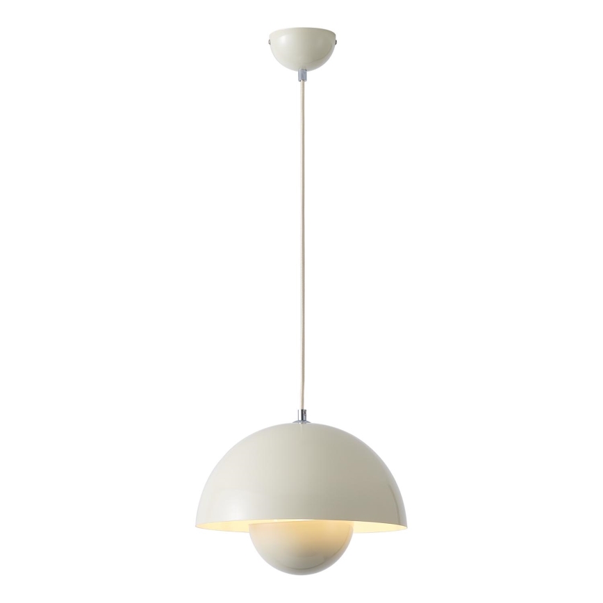 Juhtmega ripatslühter JARDEN 1xE27/15W/230V kreemjas