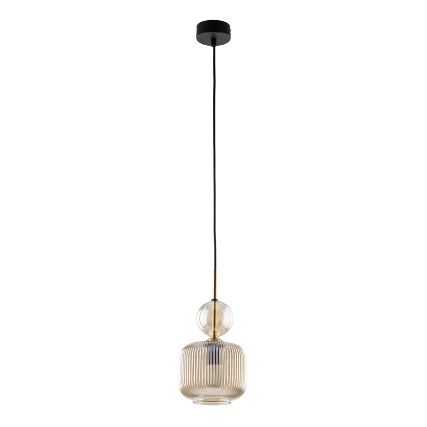 Juhtmega ripplamp SOPHIA 1xE14/10W/230V must/suitsune beež