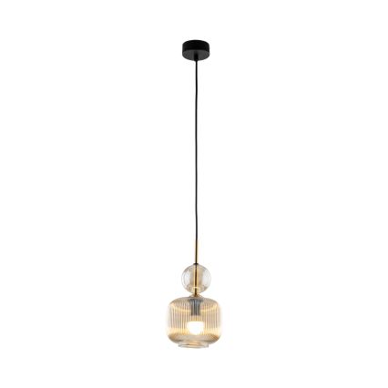 Juhtmega ripplamp SOPHIA 1xE14/10W/230V must/suitsune beež