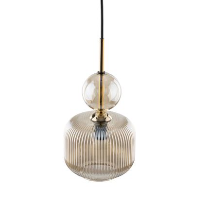 Juhtmega ripplamp SOPHIA 1xE14/10W/230V must/suitsune beež