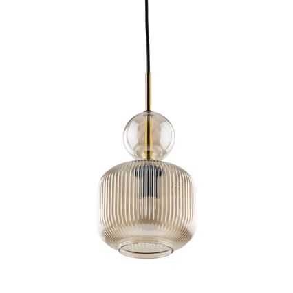Juhtmega ripplamp SOPHIA 1xE14/10W/230V must/suitsune beež