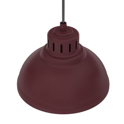 Juhtmega ripplamp SVEN 3xE27/15W/230V burgundipunane