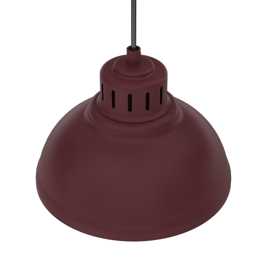 Juhtmega ripplamp SVEN 3xE27/15W/230V burgundipunane