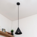 Juhtmega ripplühter ETNA II 1xE27/15W/230V, läbimõõt 18,5 cm, must