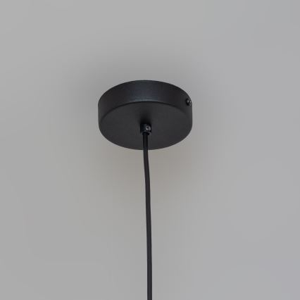 Juhtmega ripplühter ETNA II 1xE27/15W/230V, läbimõõt 18,5 cm, must
