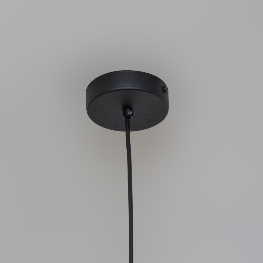 Juhtmega ripplühter ETNA II 1xE27/15W/230V, läbimõõt 18,5 cm, must