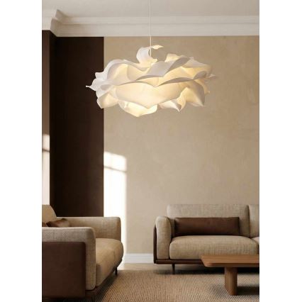 Juhtmega rippvalgusti CLOUDY 1xE27/40W/230V valge