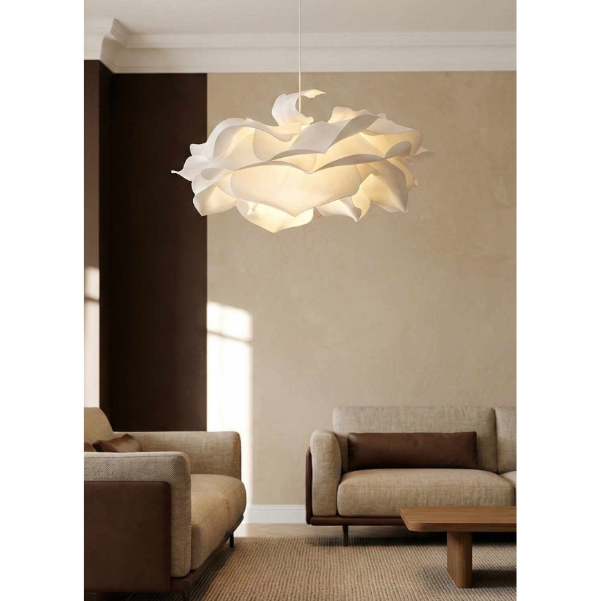 Juhtmega rippvalgusti CLOUDY 1xE27/40W/230V valge