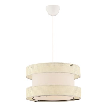 Juhtmega rippvalgusti HALO 1xE27/60W/230V kreemjas