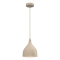 Juhtmega rippvalgusti NOAK CLASSIC 1xE27/15W/230V beež