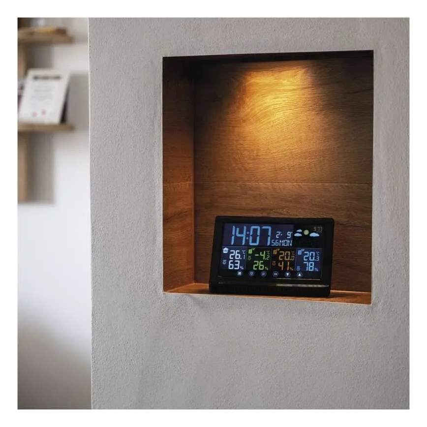 Juhtmevaba ilmateadeja 5V/3xAAA + 2xAAA