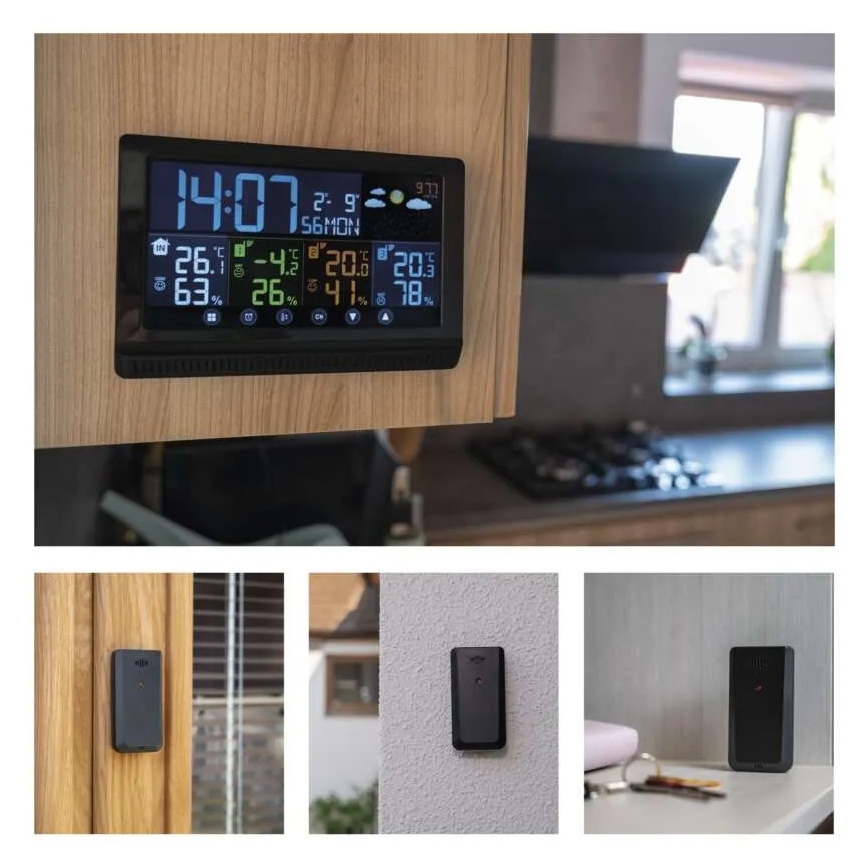 Juhtmevaba ilmateadeja 5V/3xAAA + 2xAAA