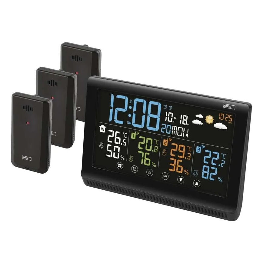 Juhtmevaba ilmateadeja 5V/3xAAA + 2xAAA