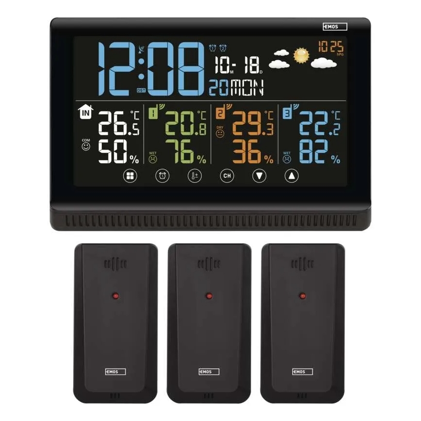 Juhtmevaba ilmateadeja 5V/3xAAA + 2xAAA